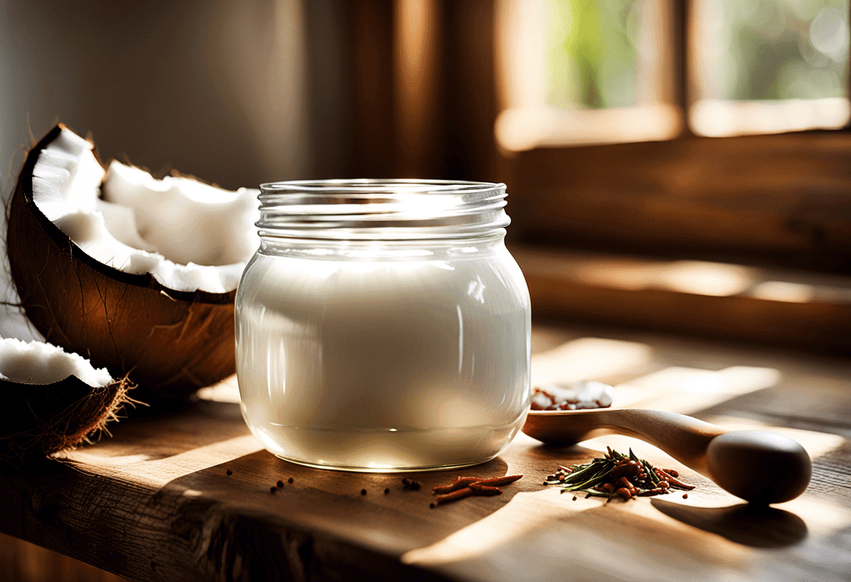 Huile de coco nourrissant peau et cheveux Bienfaits de l'huile de coco sur peau et cheveux