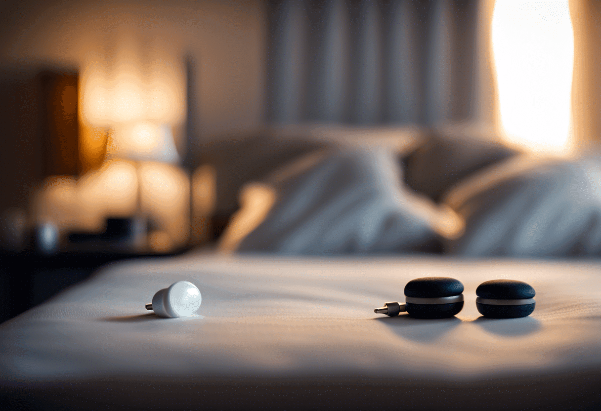 Personne dormant paisiblement avec une couverture Sommeil réparateur avec une ambiance apaisante