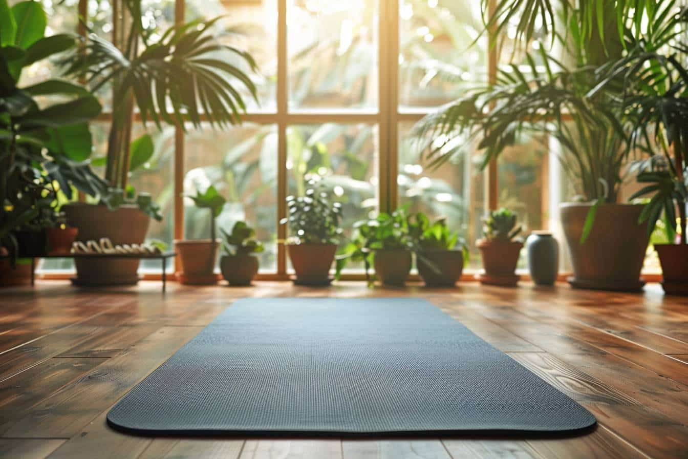 Posture de yoga améliorant la flexibilité des athlètes Séance de yoga bénéfique pour les performances sportives