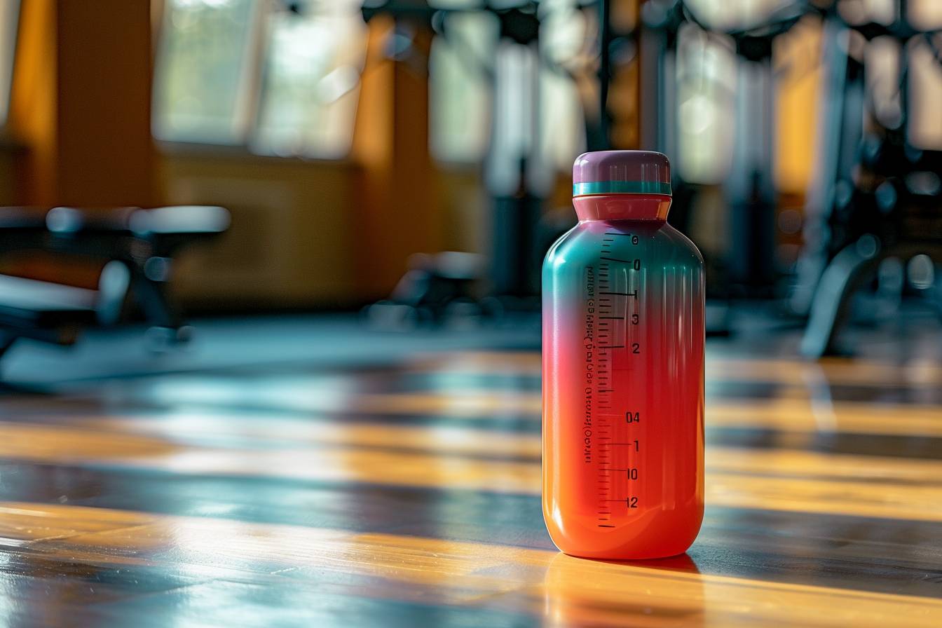 Un athlète s'échauffe avant un entraînement Un sportif étire ses muscles avant de courir